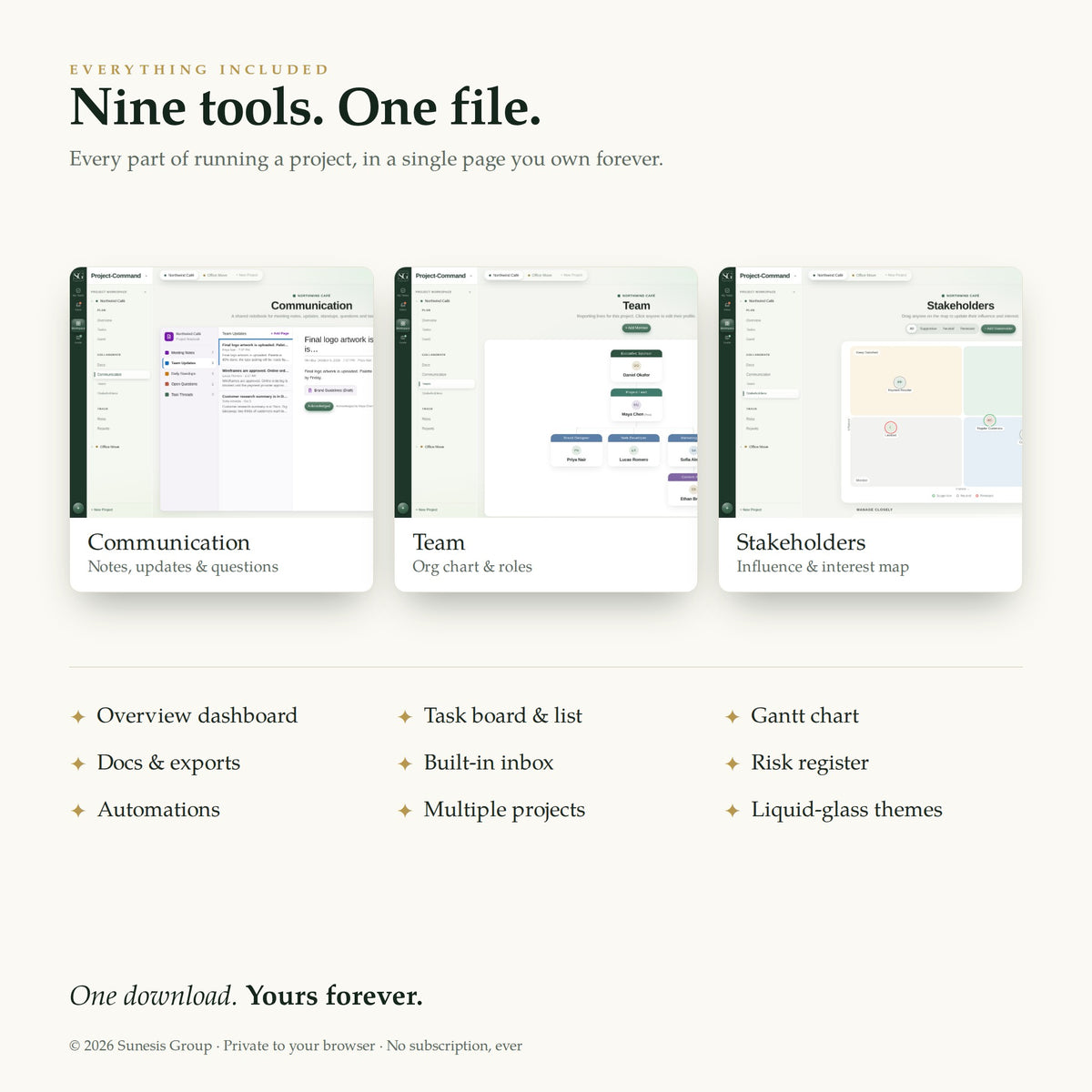 Project-Command Tool